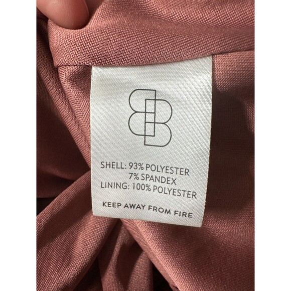 Baltic Born Leslie Dress Size 1XL Dusty Clove Velvet Burnout Maxi Short Sleeve - Picture 14 of 16